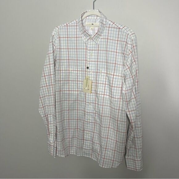 Duck Head Performance Poplin Plead Guide Shirt NEW MEDIUM - Picture 3 of 9